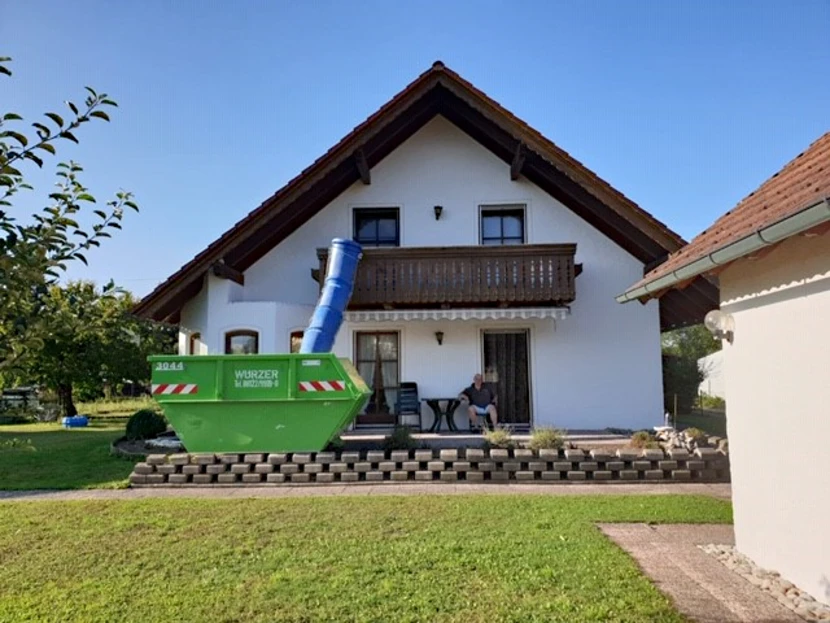 Einfamilienhaus vor der Aufstockung